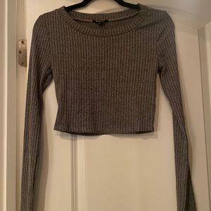 RolyPoly Grey Crop Top Sweater